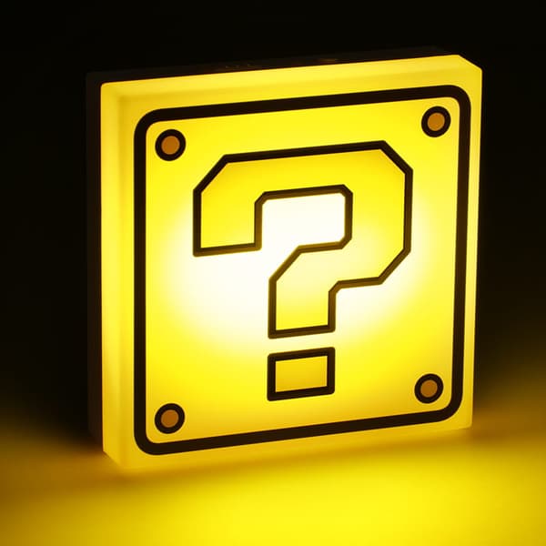 Väglampa Question Block - Mario