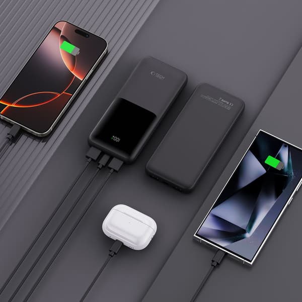 TECH-PROTECT PB01 POWERBANK 10000MAH 22,5W SORT