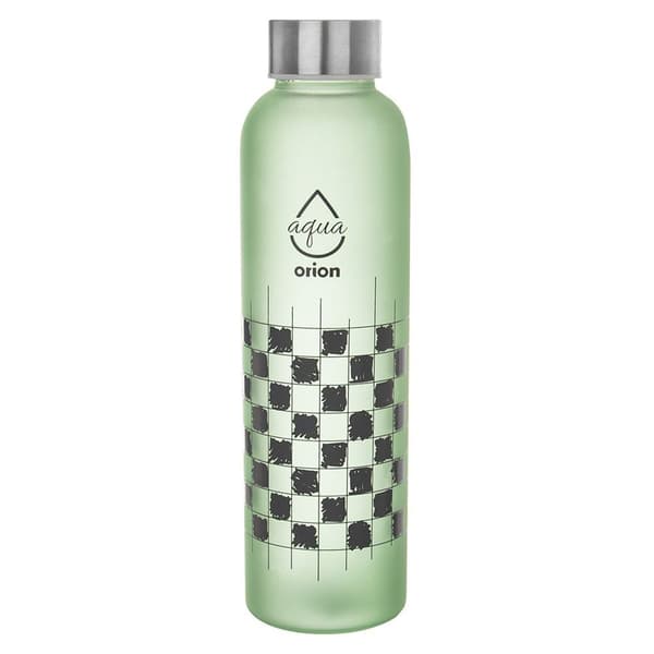 Vihreä lasinen vesipullo 600 ml
