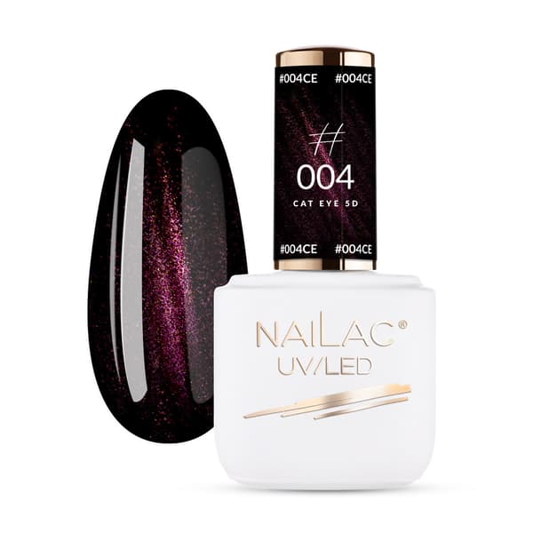 Kattögon 5D #004 NaiLac nagellack 7ml