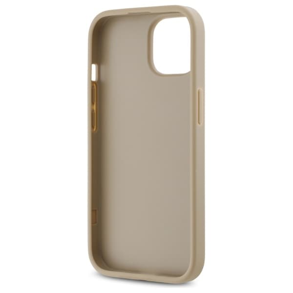 DKNY DKHCP15SPQDSLE iPhone 15 6.1 Beige Quilted Stack Logotyp