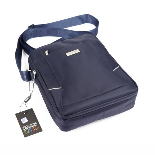 Slitstark herrväska av polyester Coveri World CW7063