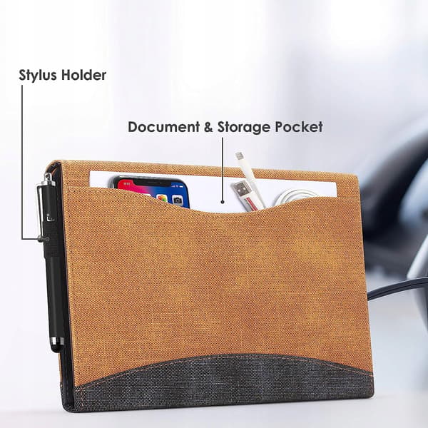 BRUN LUKKET ETUI TIL SAMSUNG GALAXY TAB A7 10.4'