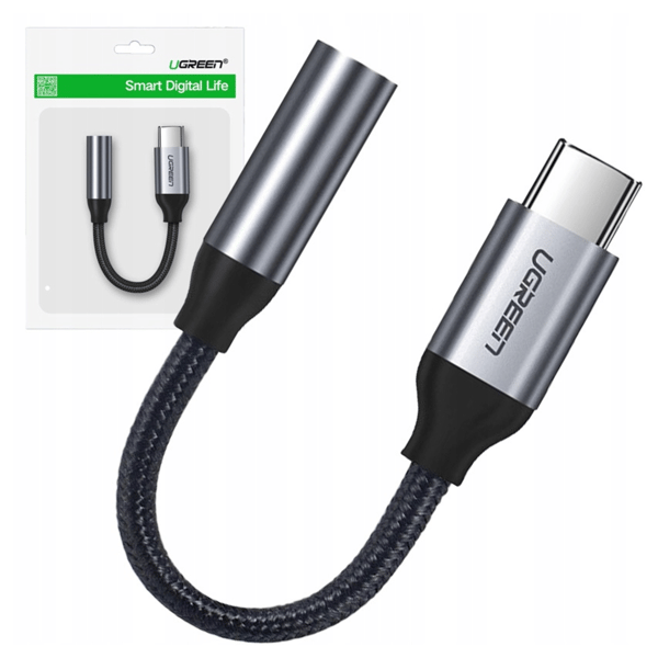 Lydadapter UGREEN AV142 USB-C til mini-jack 3,5 mm