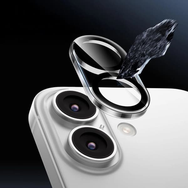 Tech-Protect Cam Fit+ -kamerasuoja iPhone 17:lle - kirkas