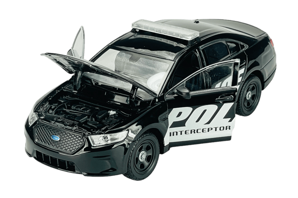 Welly Ford polis Interceptor svart 1:24 24045