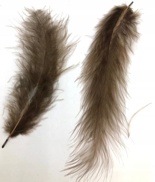 Bruna höyhen 10-12 cm, 50 kpl