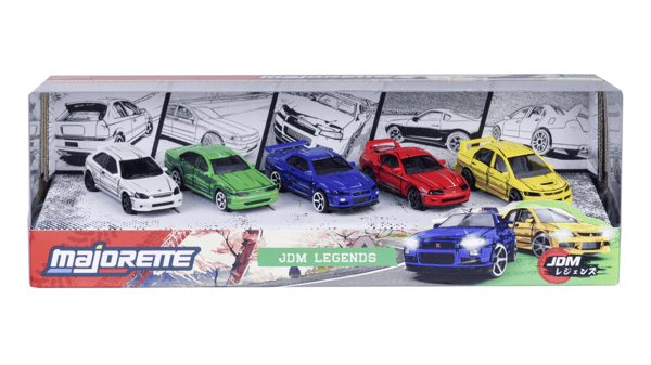 MAJORETTE JDM LEGENDS 5-PACK 1:64 8504105000