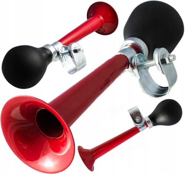 Cykeltrumpetrör ringer högt