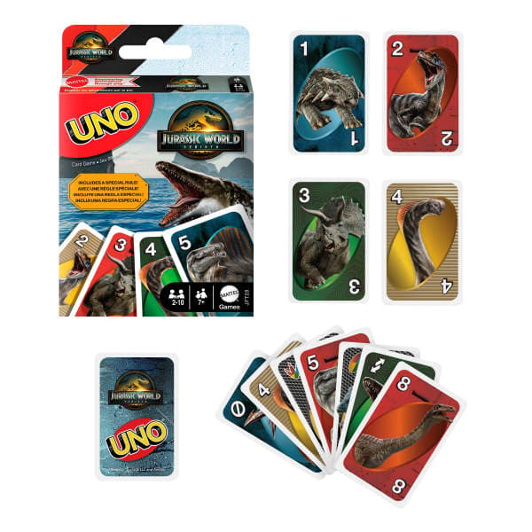 MATTEL Uno - Jurassic World - Återfödelse JFT28