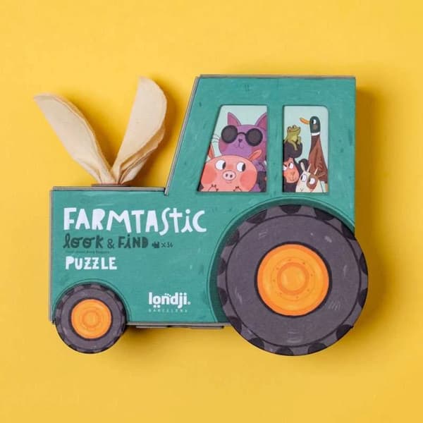 Farmtastic traktoripalapeli 36 palaa etsi ja löydä - Londji 3+