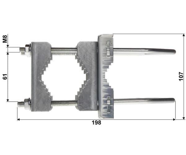 Krydsningsklemme OZK-60