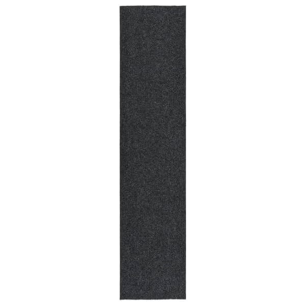 vidaXL smudsabsorberende tæppe, 100x450 cm, antracit