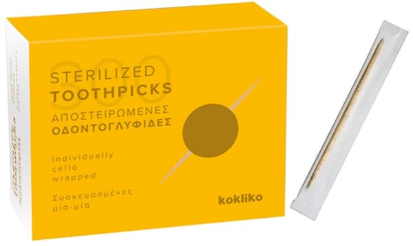 Trätandpetare, individuellt förpackade, 300 st.