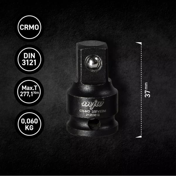 MJW iskunvaimennus 3/8"-1/2"