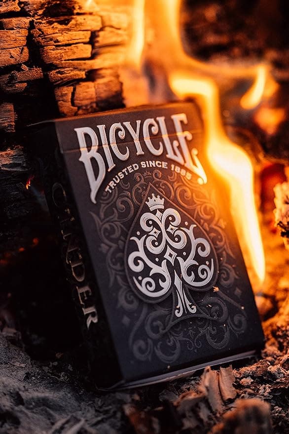 BICYCLE CINDER -pelikortit 1 pakkaa puulaatikossa