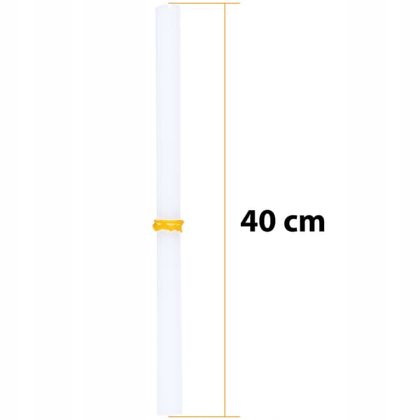 WeldPlast PE40 Vit - Vitt PE-bindemedel | 40 cm | 1 styck | Stång för svetsning av plast
