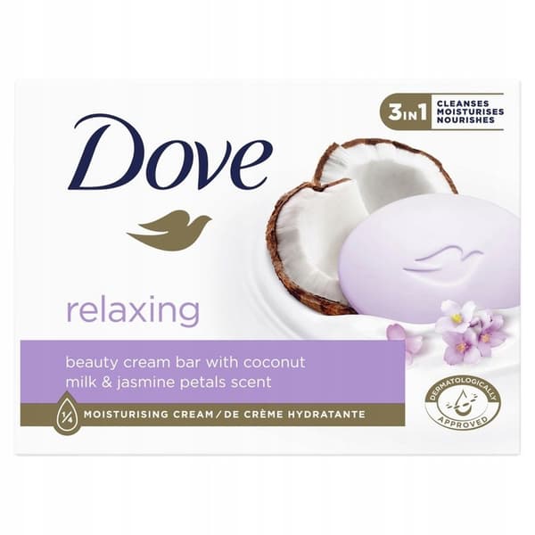 258137 Dove Såpbit Kokos 90g