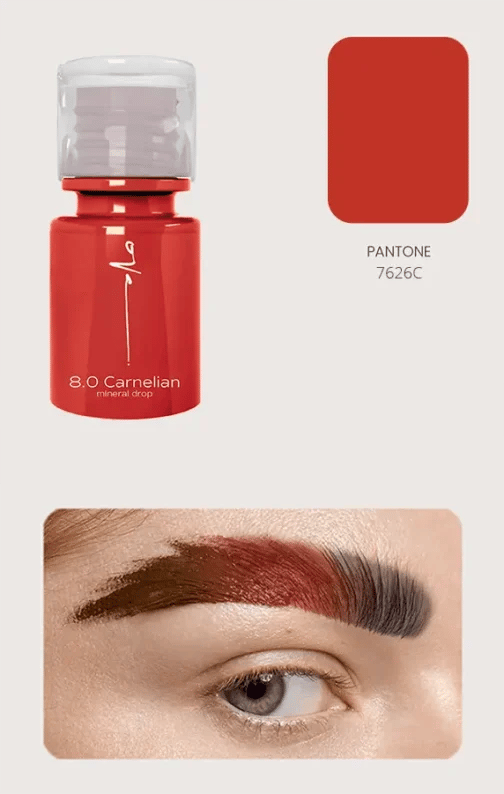 OVA Mineral Dråbe 5 ml 8.0 Cornelian Pigment til permanent makeup bryn