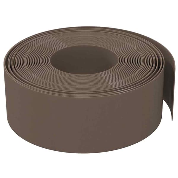 vidaXL havekant, 3 stk., brun, 10 m, 20 cm, polyethylen
