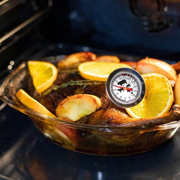 Termometer för bakning, rökning, tillagning av kött 0-120°C