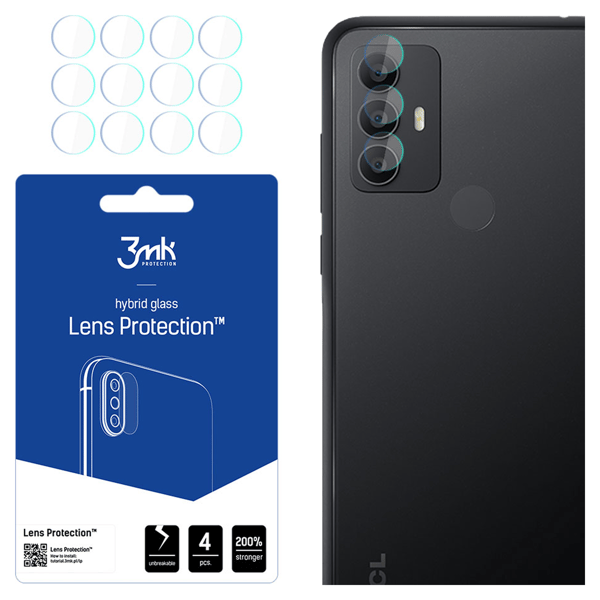 TCL 306/306 Dual SIM - 3mk linsebeskyttelse