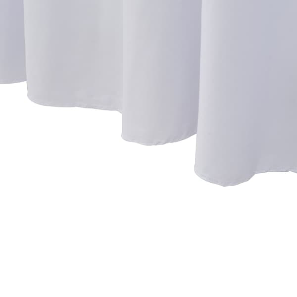 vidaXL Elastiska dukar med volanger, 2 st, 183 x 76 x 74 cm, vit