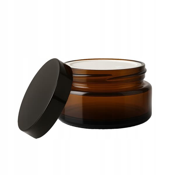 20x brune glaskrukker 20 g 20 ml til mørk glascreme