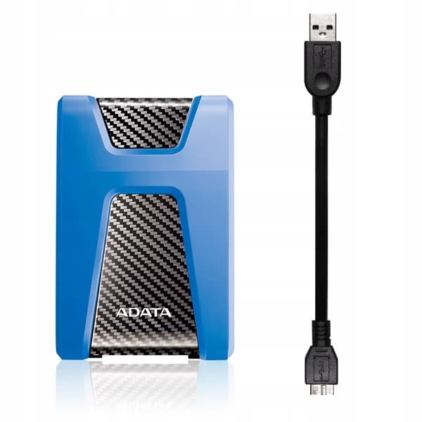 ADATA HD650 1TB 2,5'' USB 3.1 eksternt drev blå