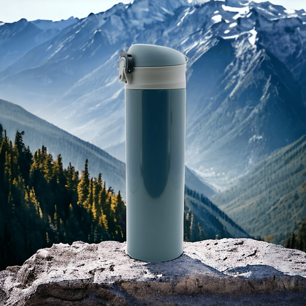 Termokrus i stål, 450 ml, til kaffe, te og vand