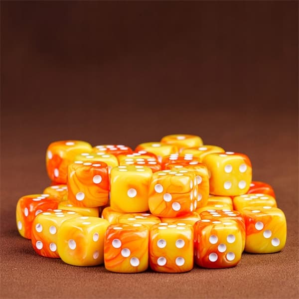 1,1 cm RPG Aperol Spritz Kuusisivuinen D6-noppa
