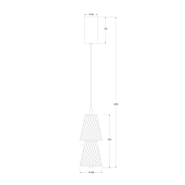 SANSA LED -RIIPPUVALAISIN MUSTA MILAGRO ML1820