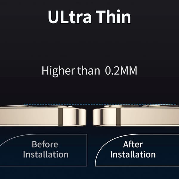 3x 9H Hærdet Glaskamera Til Apple iPhone 12 Pro