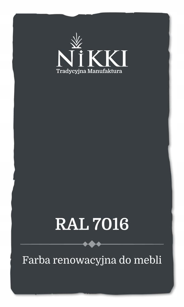 Maling til køkkenskabsfronter anthracit RAL7016 mat 1L
