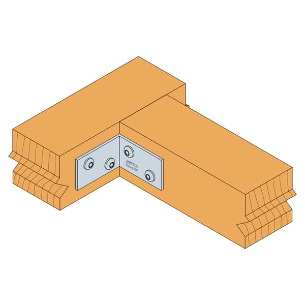 Perforeret vinkelforbindelse ANPS206680 60X60X2.0X80mm