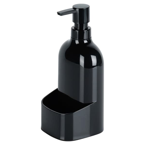 Nestepullon annostelija pyyhekotelolla musta 500 ml