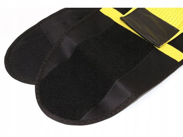 GAB neoprenbälte HOT med velcro L gul