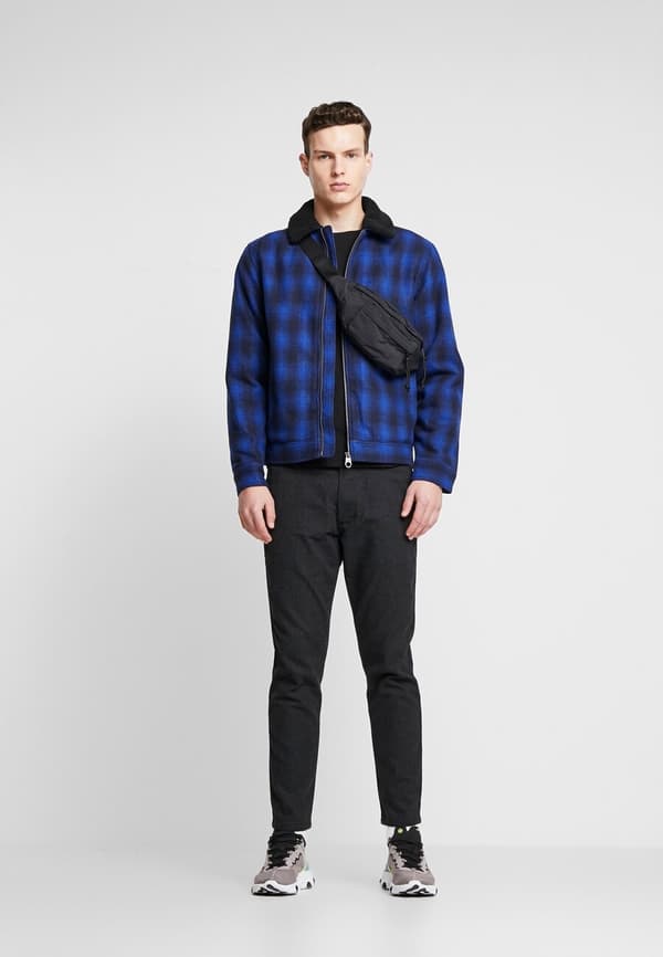 LEE HERR MARINBLACK ULLJACKA MED KRAGE, S M