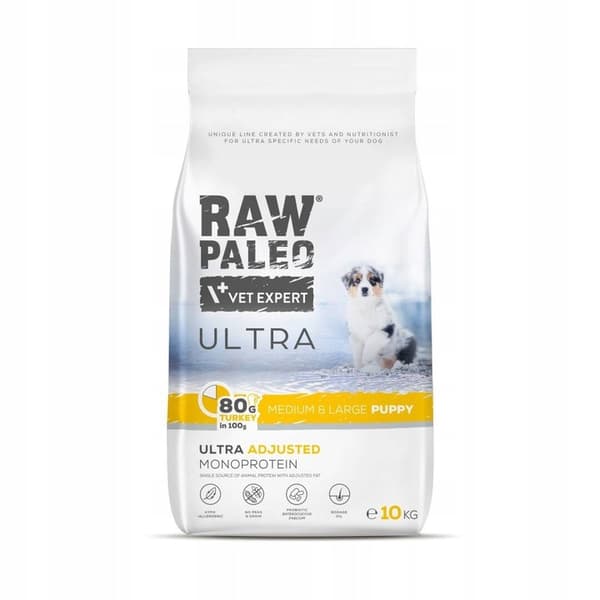 VetExpert Raw Paleo Ultra kalkon torrfoder för valpar 10 kg