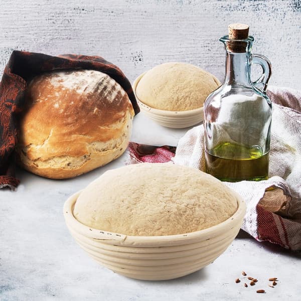 Rottinki-leivän kohotuskori 1,2 kg / 21 cm