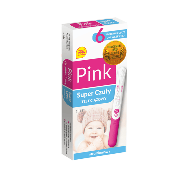 Superkänsligt stråle graviditetstest Rosa 10 ml/U 1 st.