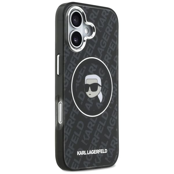 Karl Lagerfeld IML Karl Head Logo MagSafe-etui til iPhone 17 - Sort