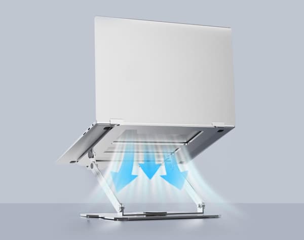 ERGONOMISK BORDSTATIV TIL MACBOOK PRO AIR M1 M2 M3 BÆRBAR