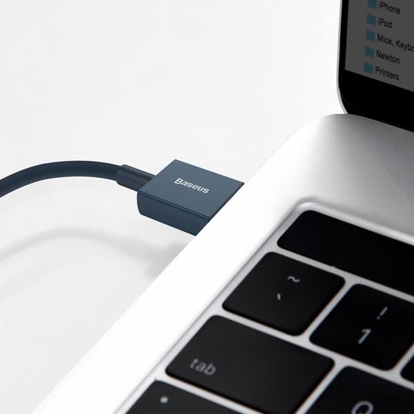Baseus Superior Series USB till Lightning-kabel, 2.4A, 2m (blå)