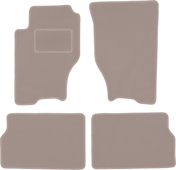 Velourmåtter til: Kia Sorento I SUV (2003-2009) beige