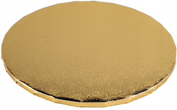 Rund guld kagebund 25 cm