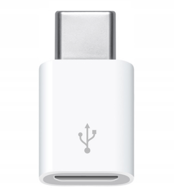 QICKTech Lightning-hona till USB-C-hane-adapter för laddning och dataöverföring