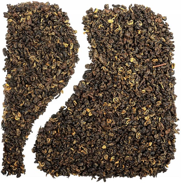 Løs sort te YUN MING gyldne spidser 50g premium Green Touch