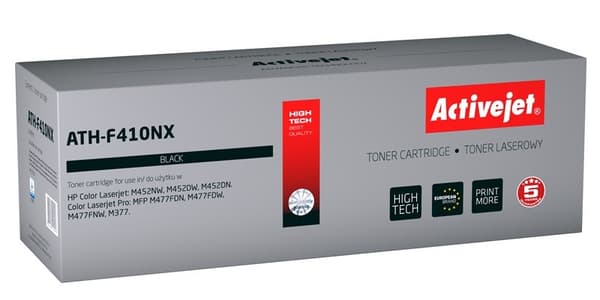 ActiveJet-toner för HP 410X CF410X, 6500 sidor, svart