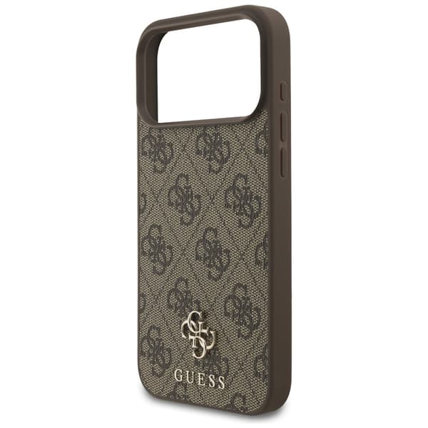 Guess 4G Small Classic Logo MagSafe-etui til iPhone 17 Pro Max Brun